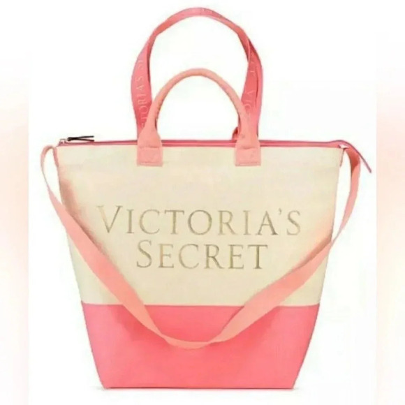 Victoria’s Secret 2 in 1 Insulated Tote Cooler Beach Bag - Picture 3 of 8